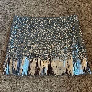 Zara Sequin Mini Skirt
